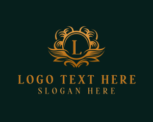 Elegant Royal Wreath logo