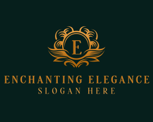 Elegant Royal Wreath logo design