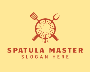 Red Pizza Restaurant logo design