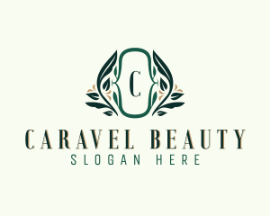 Organic Wreath Spa logo design