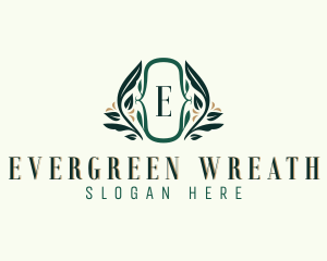 Organic Wreath Spa logo design