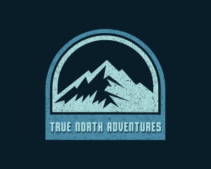 Mountain Hiking Adventure logo design