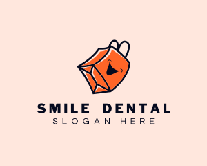 Shopping Bag Smile Store logo design