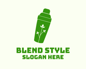 Natural Juice Shaker logo design