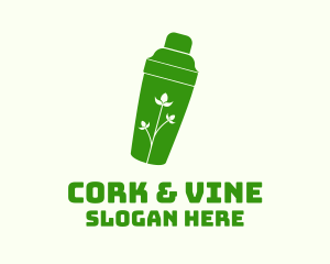 Natural Juice Shaker logo design