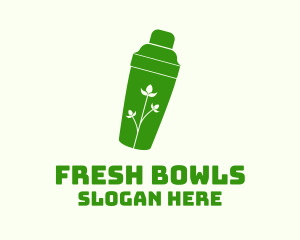 Natural Juice Shaker logo design