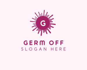 Bacteria Germ Virus logo design