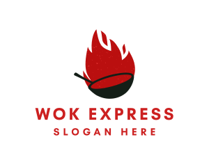 Cooking Wok Restaurant logo design