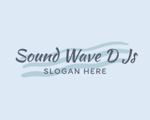 Blue Wave Wordmark  logo design