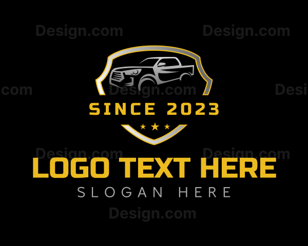 Pickup Truck Badge Logo