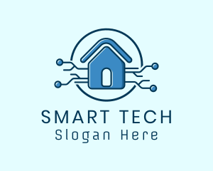 Digital Circuit House  logo design