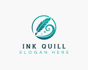 Quill Pen Writer logo design