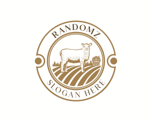 Lamb Sheep Farm Logo