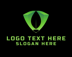 Green Tech Letter V  logo