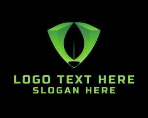 Green Tech Letter V  Logo