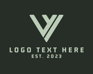 Industrial Business Agency Letter V logo