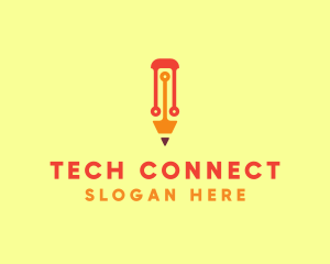 Electronic Tech Pencil  logo