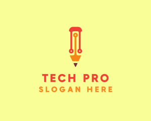 Electronic Tech Pencil  logo