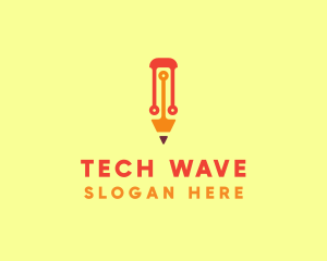 Electronic Tech Pencil  logo