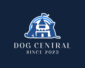 Pet Animal Castle  logo design