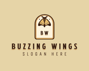 Butterfly Moth Wings logo design