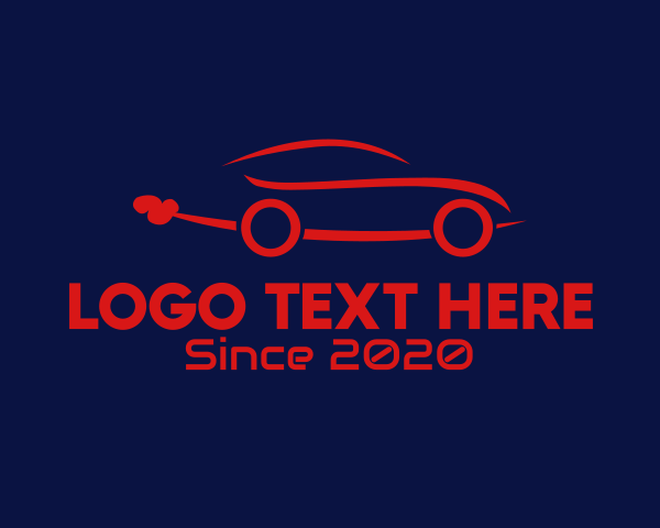 Red Car logo example 2