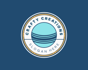 Sports Cricket Ball logo design