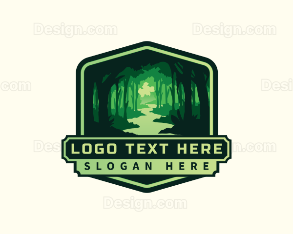 Forest Adventure Destination Logo