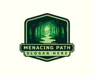 Forest Adventure Destination logo design