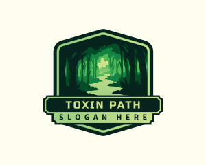 Forest Adventure Destination logo design