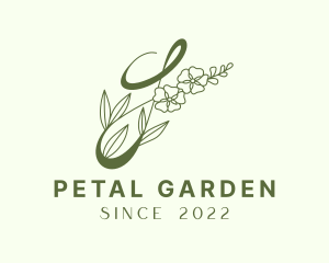 Green Floral Beauty logo design