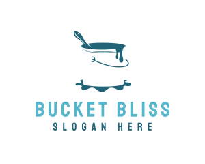 Dripping Paint Bucket logo