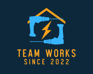 Power Drill Home Repair logo