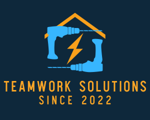 Power Drill Home Repair logo