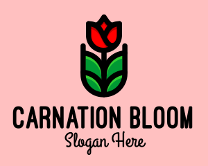 Blooming Rose Garden  logo design