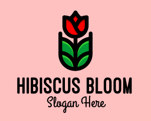 Blooming Rose Garden  logo design