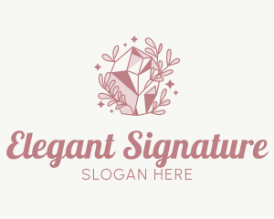 Elegant Mystical Crystal logo design