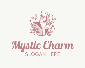 Elegant Mystical Crystal logo design