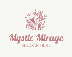 Elegant Mystical Crystal logo design