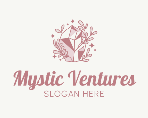 Elegant Mystical Crystal logo design