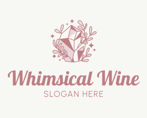 Elegant Mystical Crystal logo design