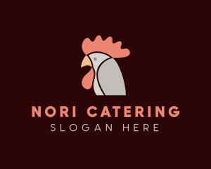 Chicken Rooster Head logo design