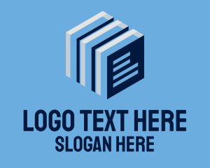 Book Cube logo design