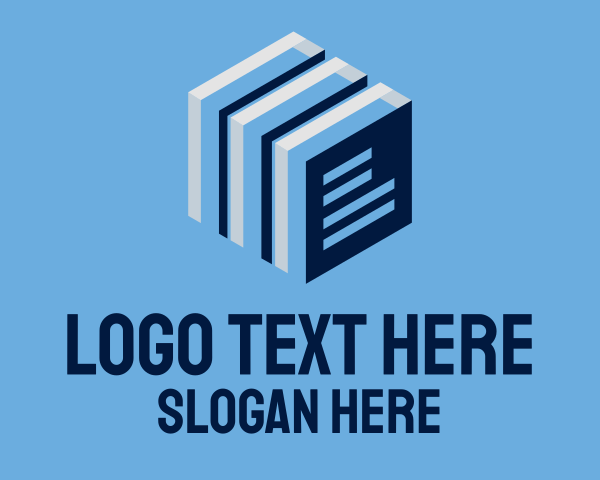 Blue Book logo example 4