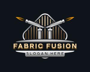 Fabrication Torch Welding logo design