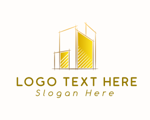 Gold Building Construction logo