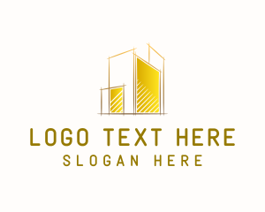 Gold Building Construction logo