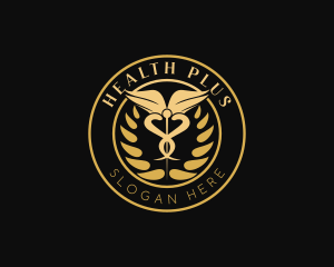  Caduceus Health Hospital logo design
