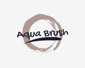 Grungy Brush Business logo design