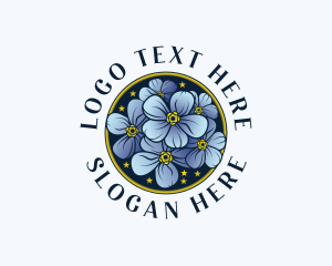 Alaska Botanical Flower logo